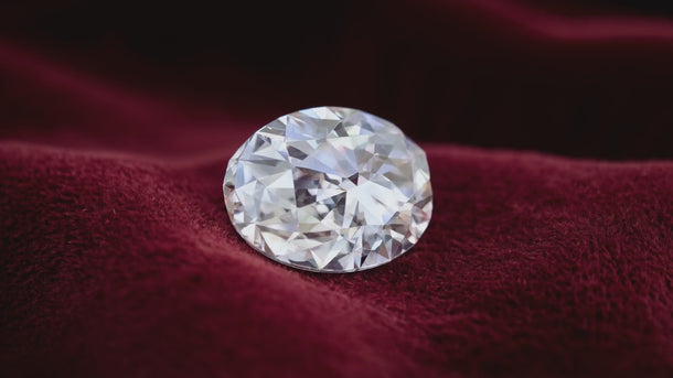 oval D color Super Ideal cut diamond