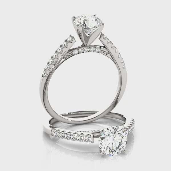 Solitaire Engagement Ring (50341-E) — ring spin