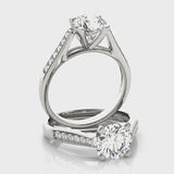 Channel Set Engagement Ring (50297-E) — ring spin