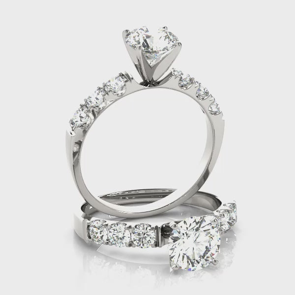 Solitaire Engagement Ring (50261-E) — ring spin