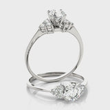 Cluster-Side Engagement Ring (50240-E) — ring spin