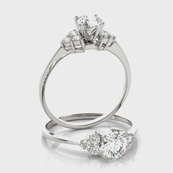 Cluster-Side Engagement Ring (50240-E) — ring spin
