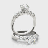 Solitaire Engagement Ring (50300-E) — ring spin