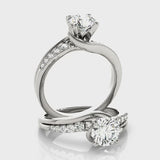 Bypass Engagement Ring — ring spin