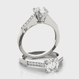 Channel Set Engagement Ring (50270-E) — ring spin