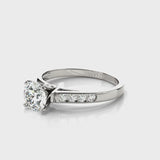 Channel Set Engagement Ring (50314-E) — ring spin