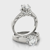 Remounts Any Shape Engagement Ring — ring spin