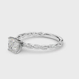 With Twisted Shank Engagement Ring — ring spin