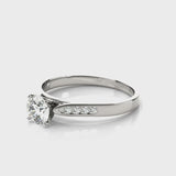 Channel Set Engagement Ring (50001-E) — ring spin