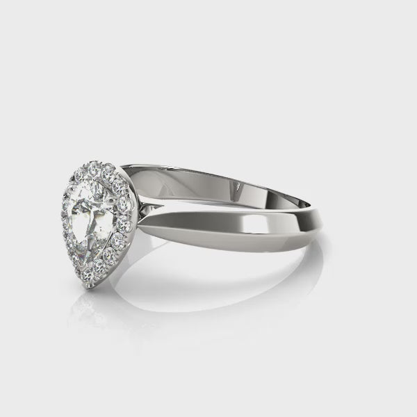 Solitaires Any Shape Engagement Ring (84735) — ring spin