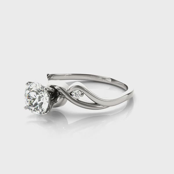 Bypass Engagement Ring (50085-E) — ring spin