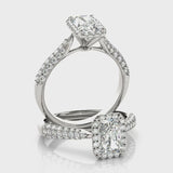 Multirow Engagement Ring (51012-E) — ring spin