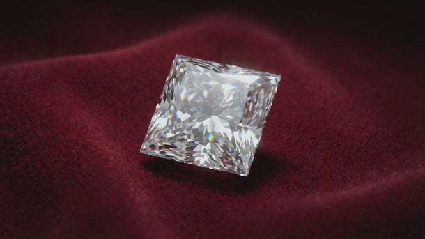 princess D color Ideal cut diamond