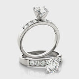 Channel Set Engagement Ring (50077-E) — ring spin