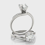 Bypass Engagement Ring (50141-E) — ring spin