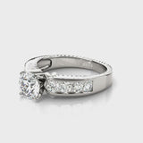 Channel Set Engagement Ring (50255-E) — ring spin