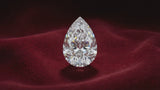 pear D color Ideal cut diamond