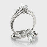 Bypass Engagement Ring (50097-E) — ring spin