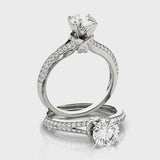 Multirow Engagement Ring — ring spin