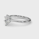Solitaire 11.8x7.5 Pear Shape Engagement Ring (85331) — ring spin
