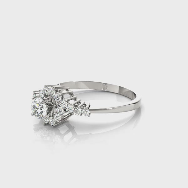 Bypass Engagement Ring (50088-E) — ring spin