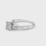 Multirow Engagement Ring — ring spin