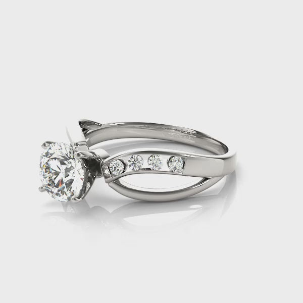 Bypass Engagement Ring (50013-E) — ring spin