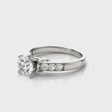 Channel Set Engagement Ring (50397-E) — ring spin