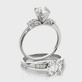 Channel Set Engagement Ring (50251-E) — ring spin