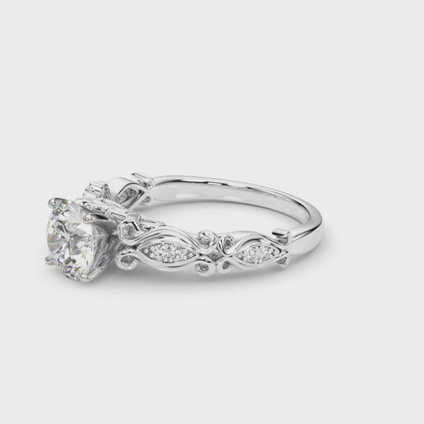 Antique Engagement Ring (50669-E) — ring spin