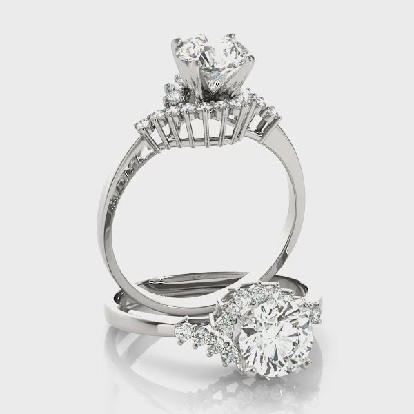 Bypass Engagement Ring (50003-E) — ring spin