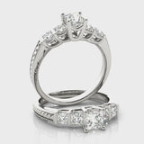 Baguette Accent Engagement Ring (50268-E) — ring spin