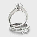 Channel Set Engagement Ring (50285-E) — ring spin