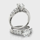 Channel Set Engagement Ring (50399-E) — ring spin