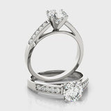 Channel Set Engagement Ring (50284-E) — ring spin