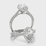 Multirow Engagement Ring (51014-E) — ring spin