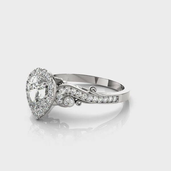 Antique Engagement Ring (51006-E) — ring spin