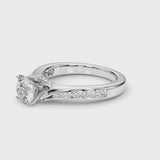 Single-Row Prong-Set Engagement Ring — ring spin