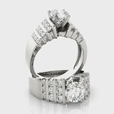 Multi-Row Engagement Ring (50175-E) — ring spin