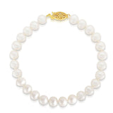 14K Gold 6.0-6.5MM Pearl Strand Bracelet