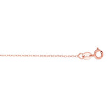 10K Gold 0.68mm Diamond Cut Cable Chain