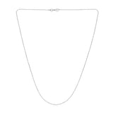 Platinum 0.87mm Diamond Cut Cable Chain