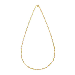 14K Gold 2mm Pave Valentino Chain