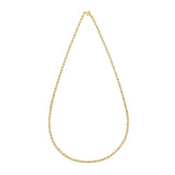 14K Gold 2mm Pave Valentino Chain