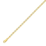 14K Gold 3.5mm Pave Valentino Chain