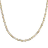 14K 6mm Pave Classic Miami Cuban Chain