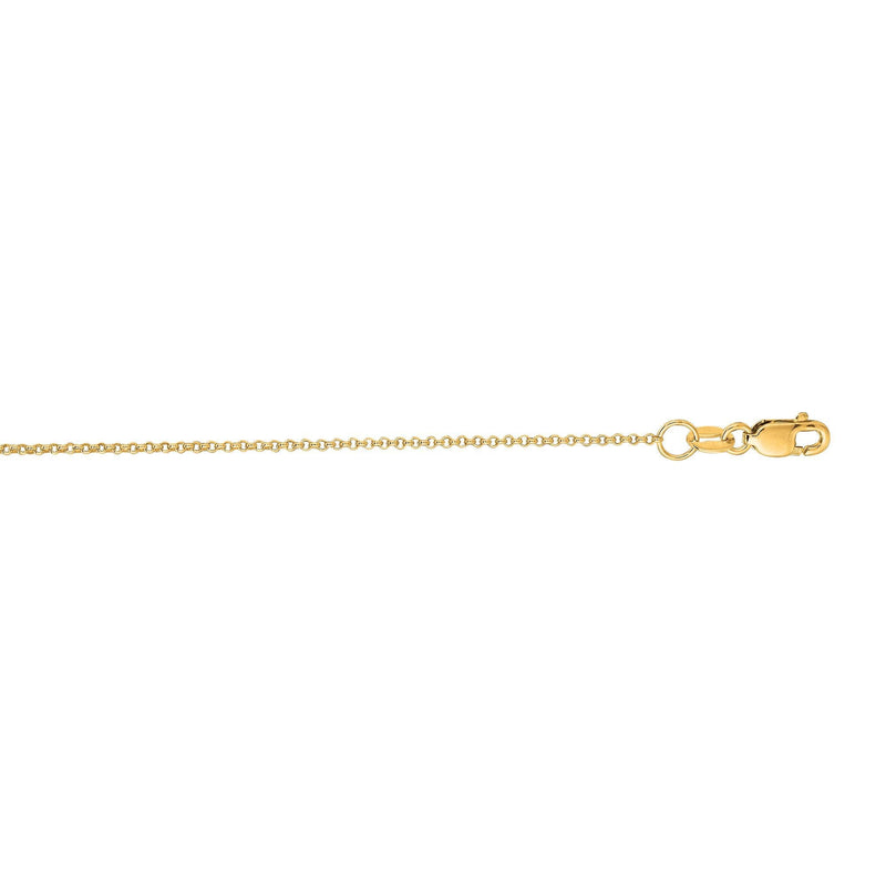 14K Gold 1.1mm Rolo Chain