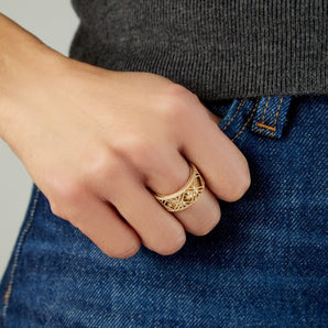 14K Diamond Vannèrie Ring