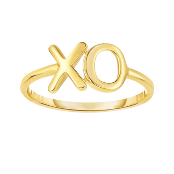 14K Gold "XO" Ring