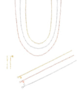 14K Lungo Paperclip Chain